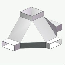 JST(F)8-Aluminium alloy horizontal  tee